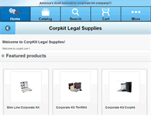 Tablet Screenshot of corpkit.com